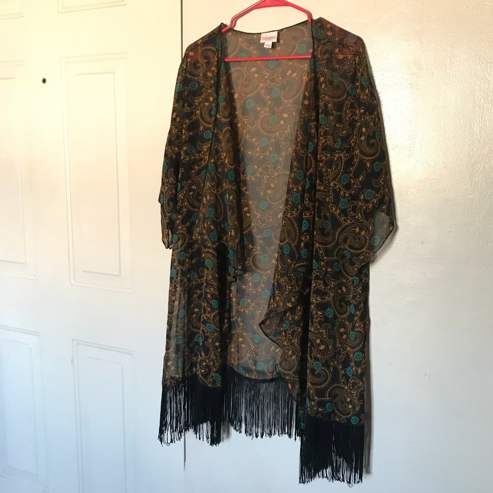 LuLaRoe Floral Monroe Kimono