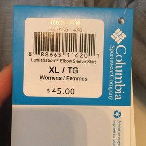 Columbia Adera collection elbow Sleeve top