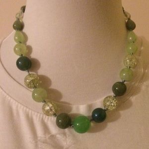 Green bead Necklace