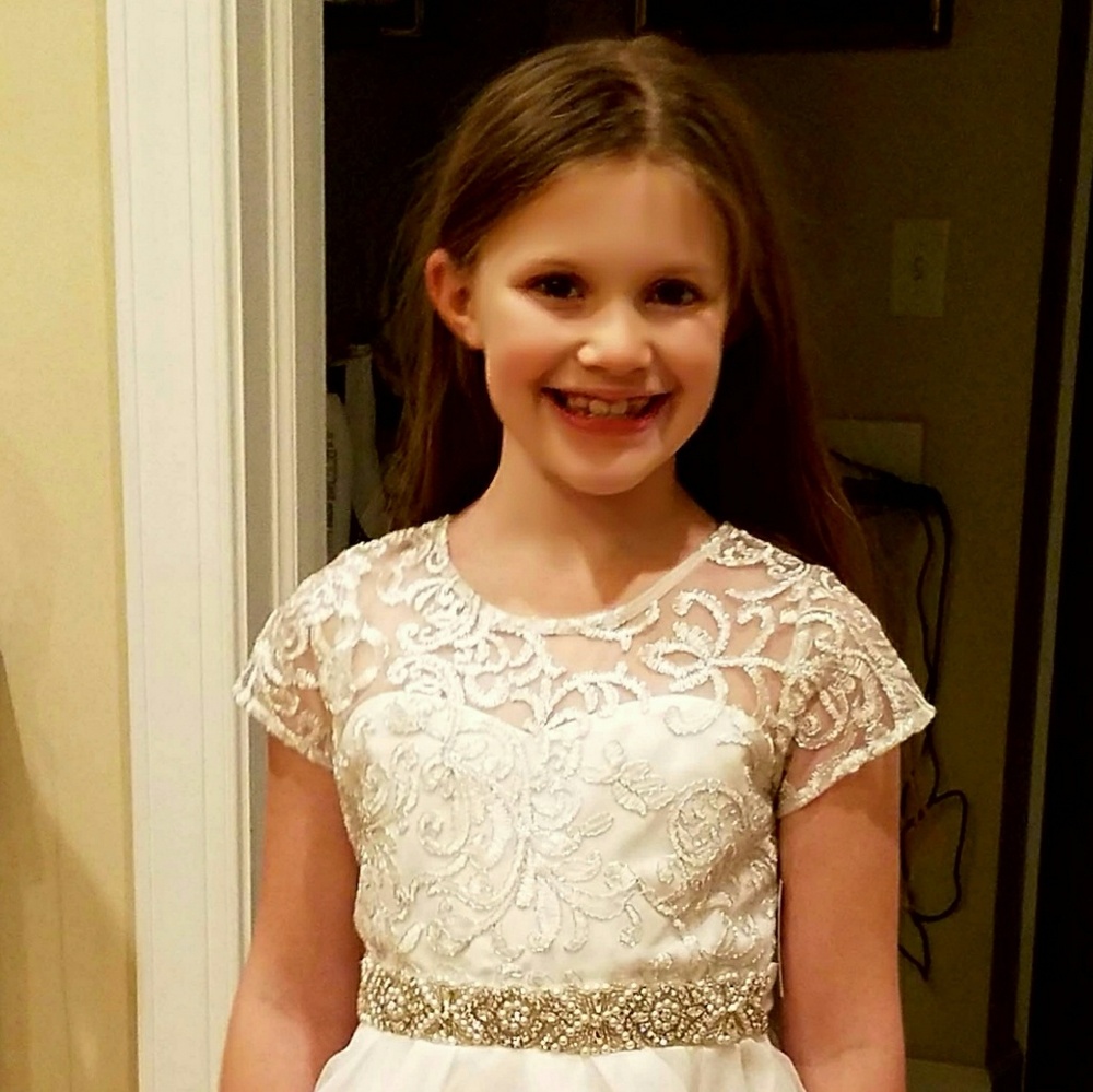 Little Girls Lace Dress