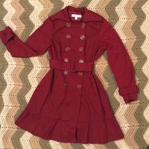 Gorgeous Burgundy Coat!