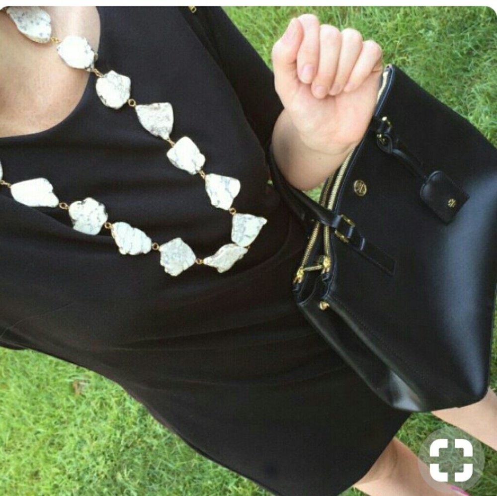 Dixie Magnolia White Rivulet Necklace 30"