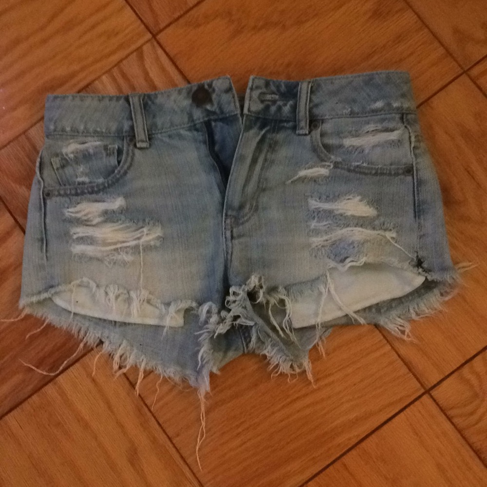 American eagle jean shorts