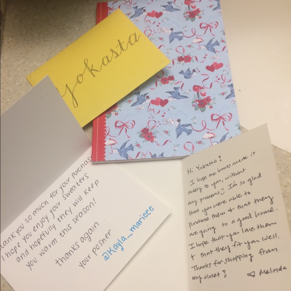 More and more thank you post cards 😍