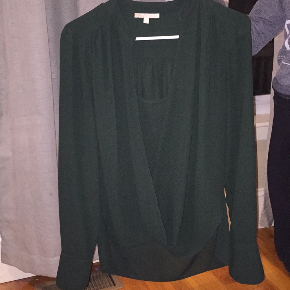 Women’s dark green blouse