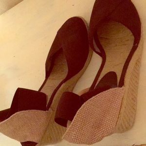 Brown Espadrille Wedges