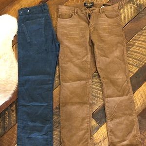 2 pairs of men’s LUCKY BRAND corduroy pants