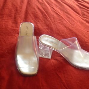 Clear Jeffrey Campbell shoes