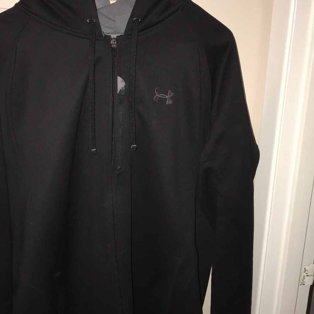 Men's under armor jacket with hood