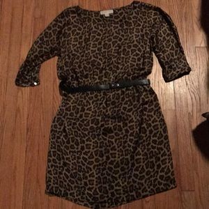 Leopard print dress