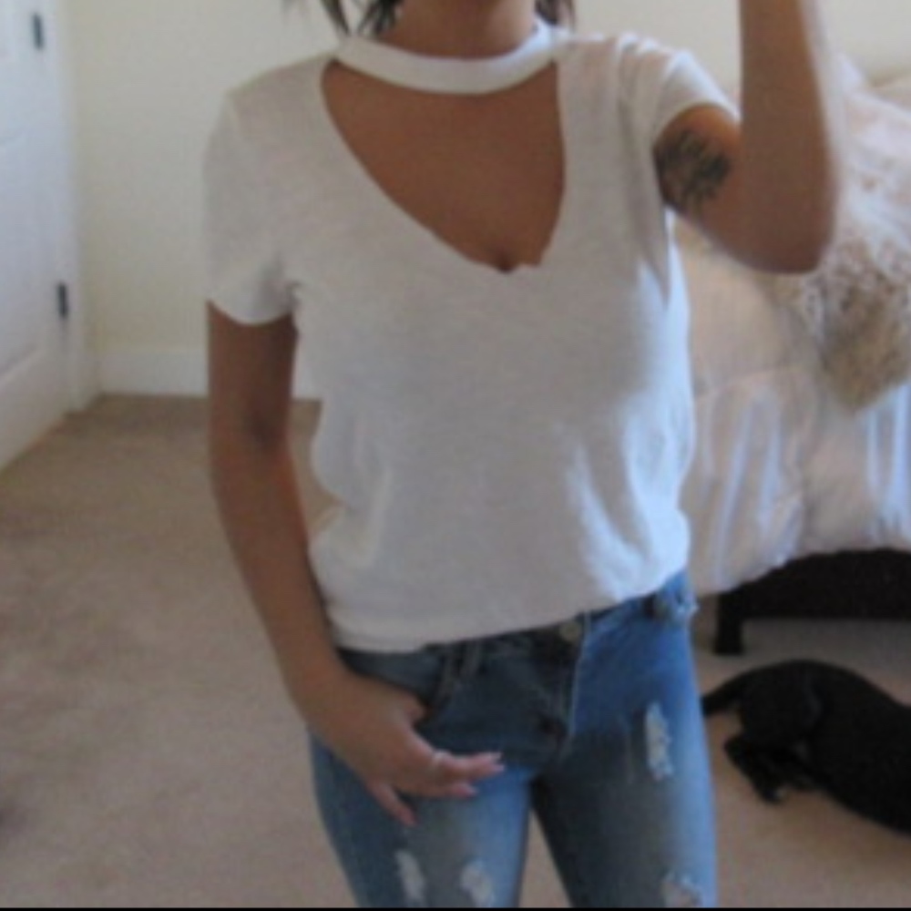 white t-shirt