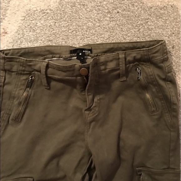 NEW Green Skinny Pants by Aqua - Picture 6 of 8