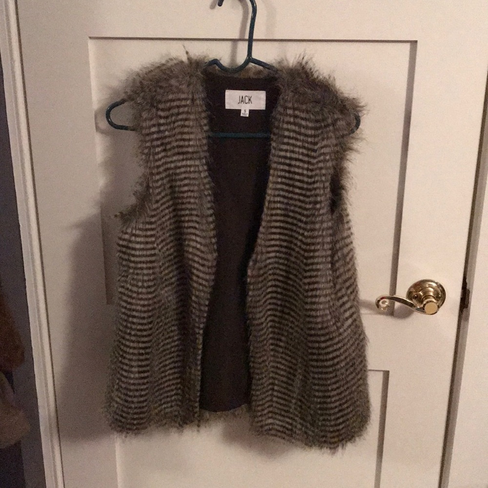 JACK brand furry vest