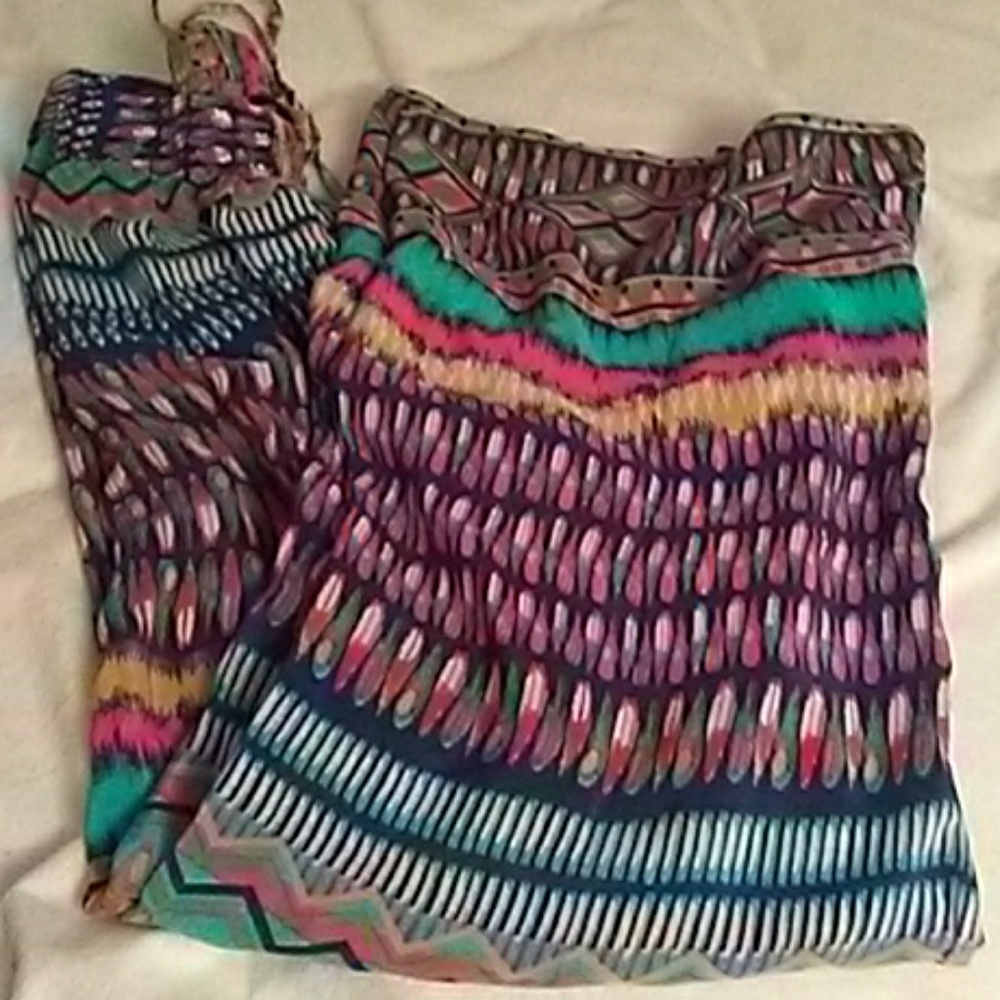 Tolani patterned pants