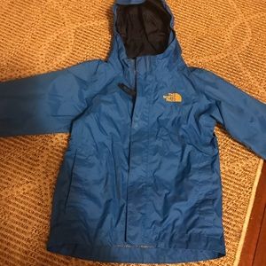 Boys North Face rain jacket