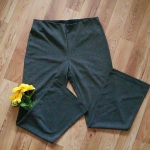 H&M Metallic Stretch Flare Pants