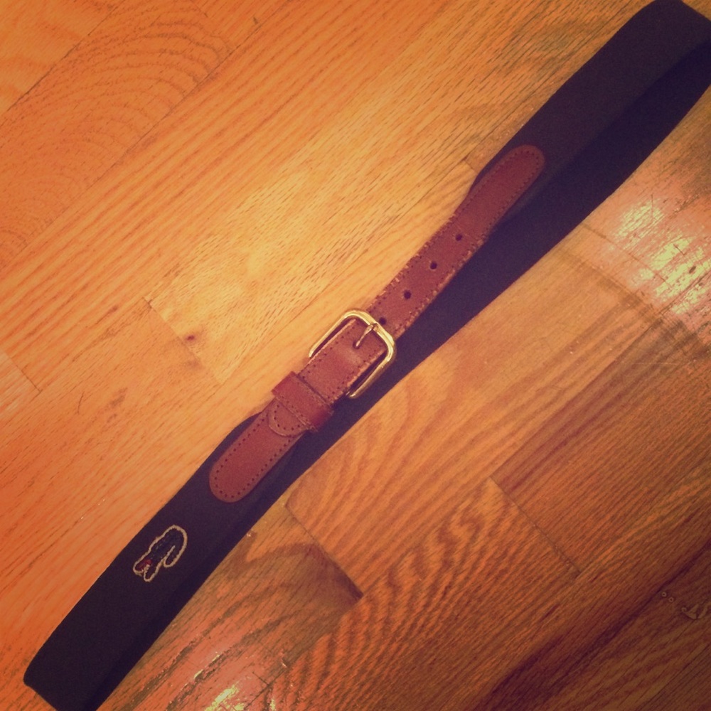 Vintage Lacoste belt