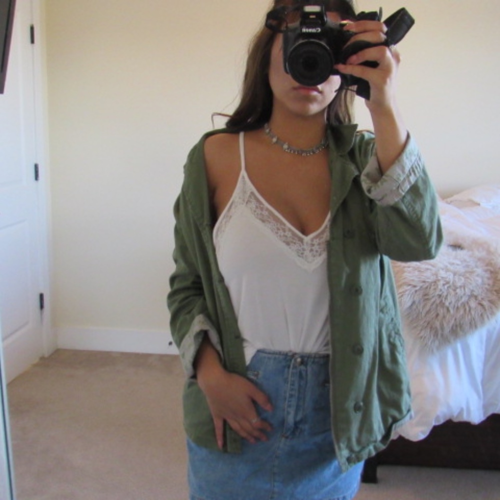 white camisole top