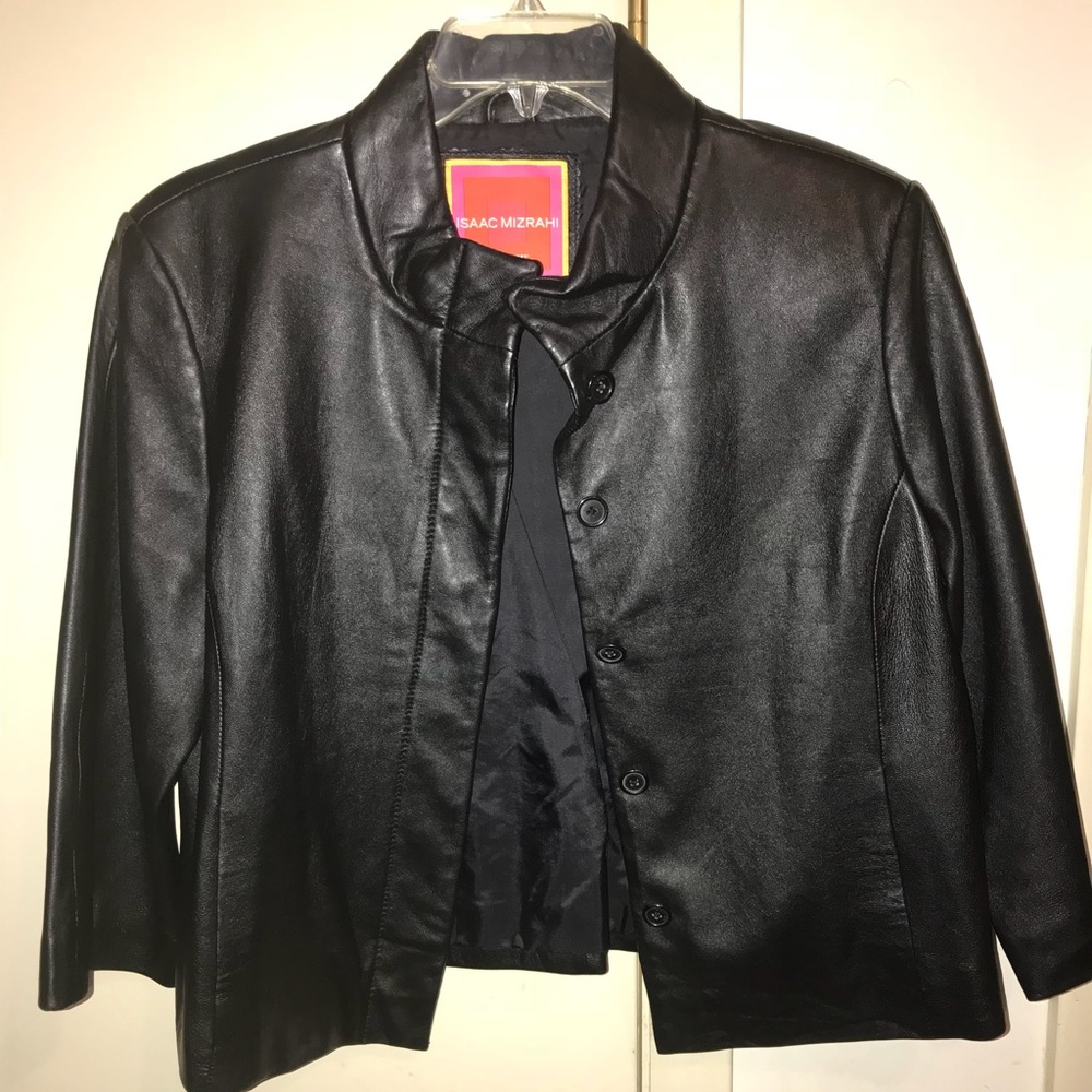 Issac Mizrahi Leather Jacket
