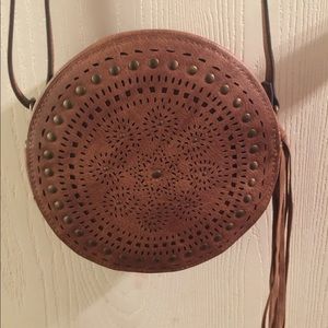 Cute leather Mudd crossbody purse