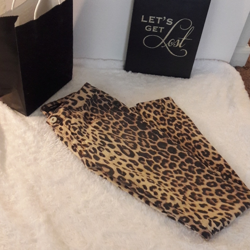 Forever 21 leopard print pants