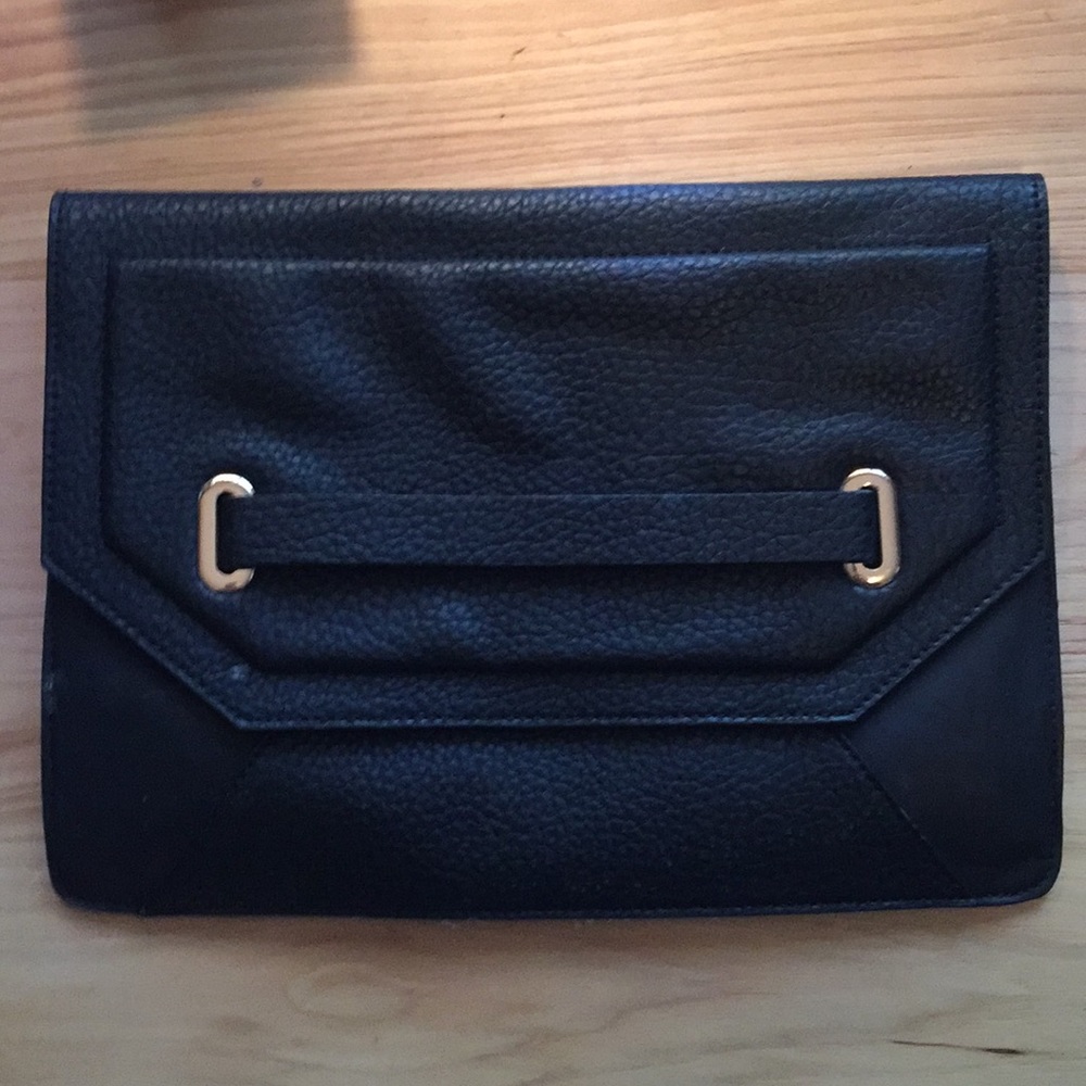 Black Envelope Handbag