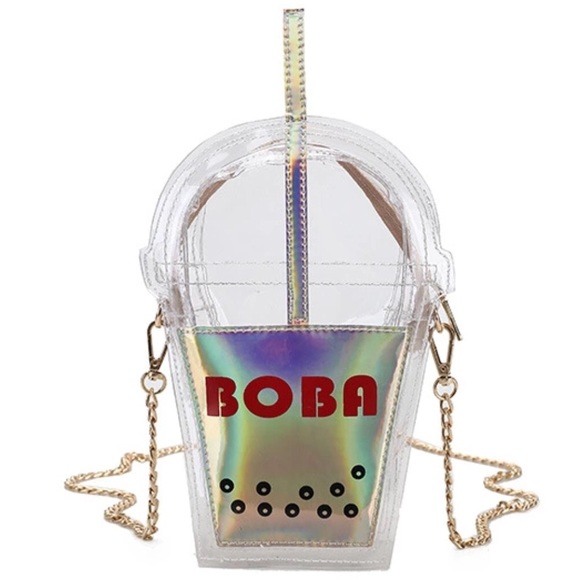 Modcloth Handbags - ⭐️ SOLD ⭐️ BOBA holographic rainbow Crossbody bag