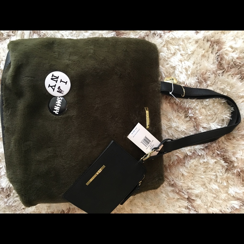 Faux fur bag