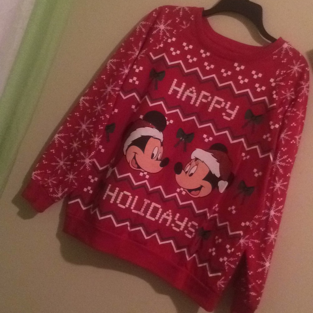 Mickey and Minnie ugly sweater