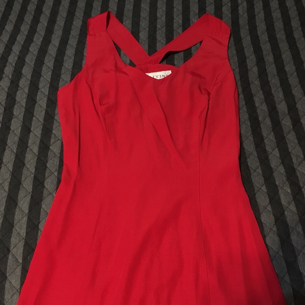 Gaccina Vintage Red Dress