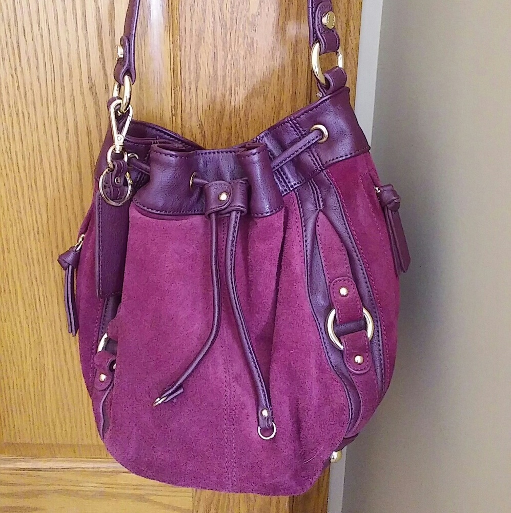 TIGNANELLO suede bucket bag