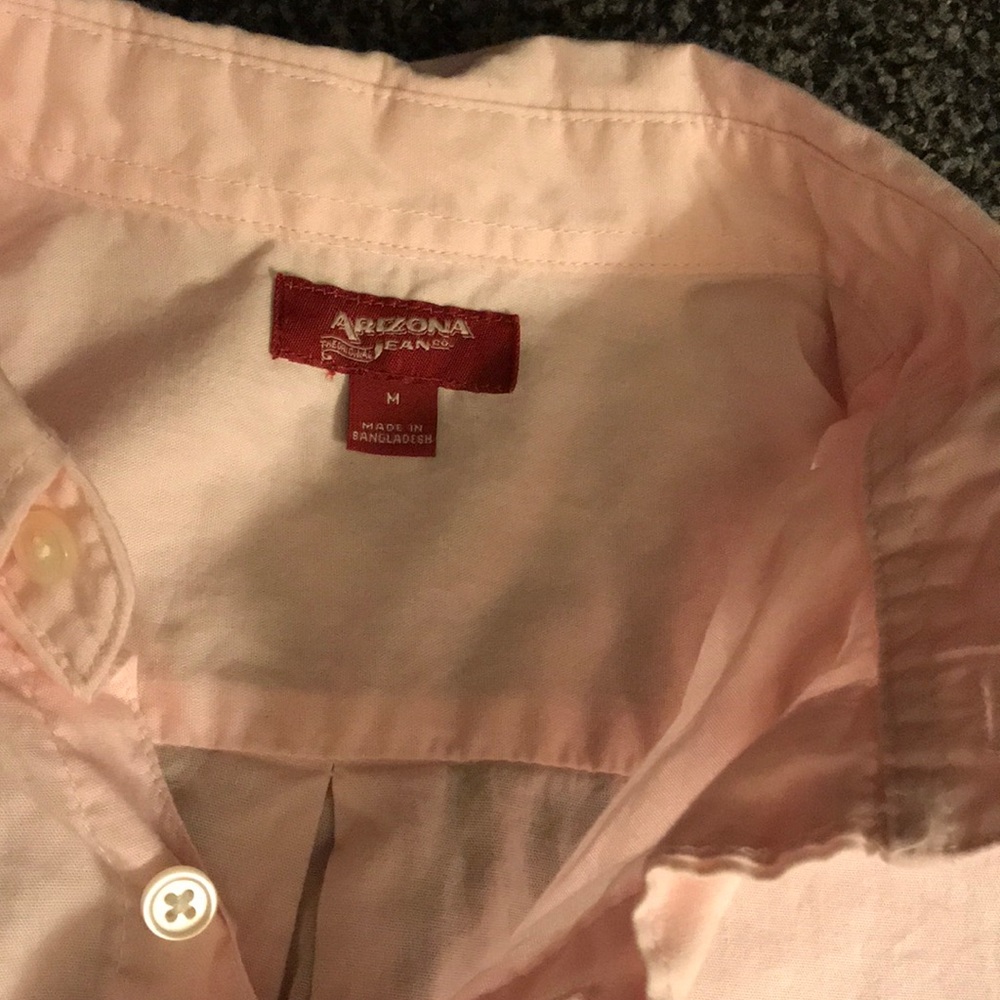 Soft Pink Button Down - Picture 3 of 4