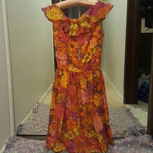 Vintage floral dress