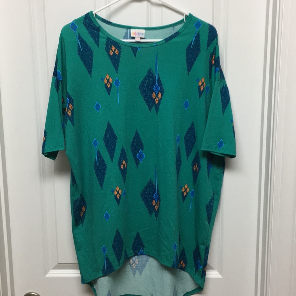 EUC Lularoe Irma in Aztec print