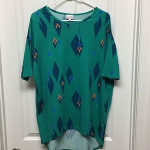 EUC Lularoe Irma in Aztec print