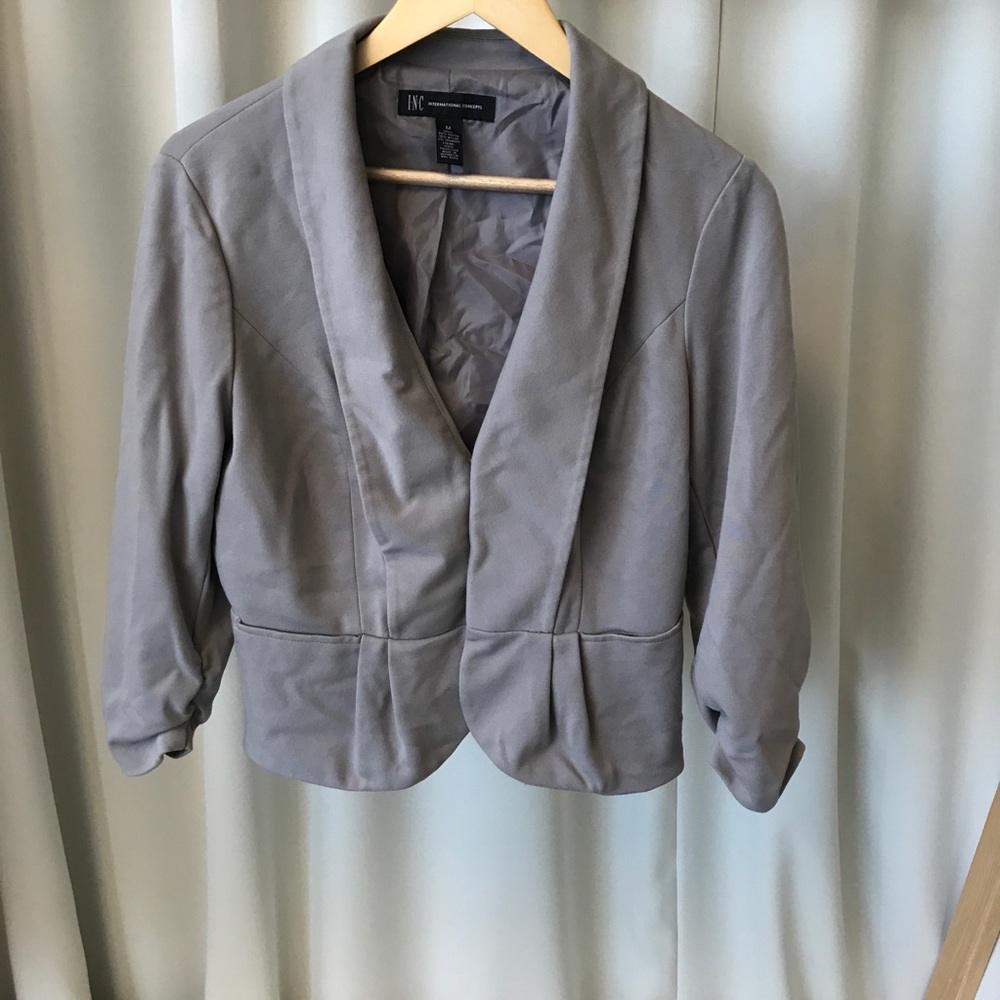 Gray blazer