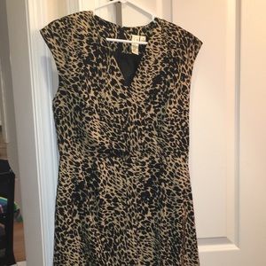 Leopard fitted cocktail dress!