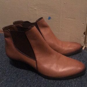 Franco Sarto leather Chelsea boots