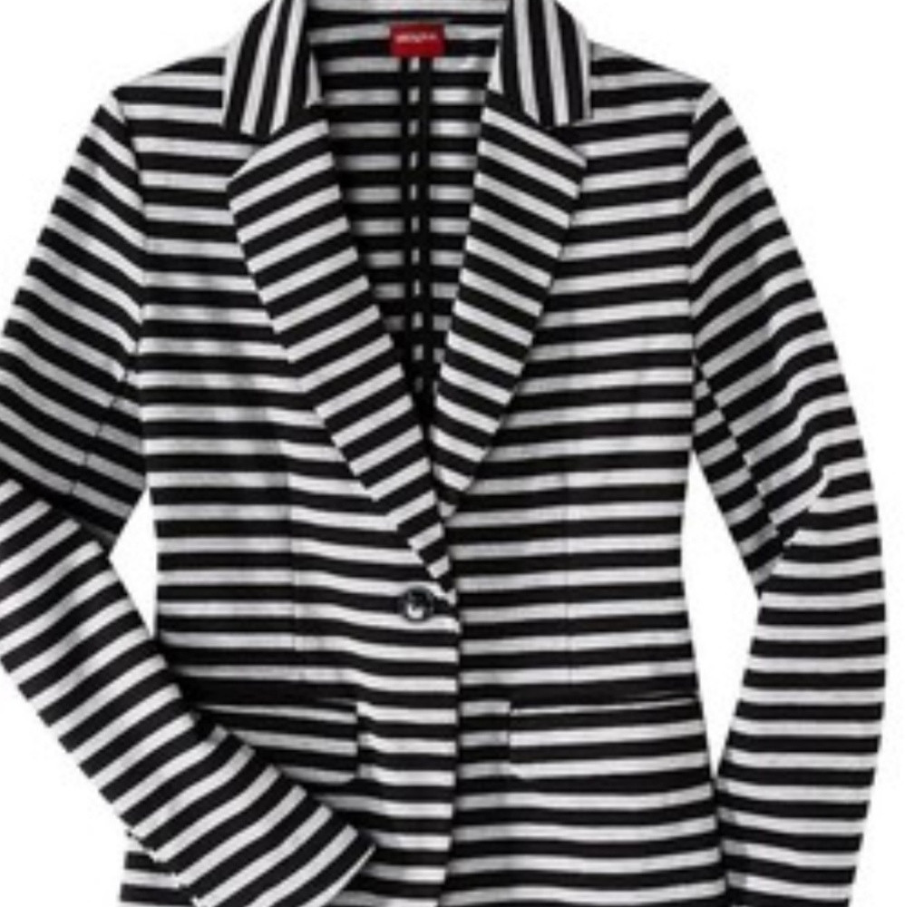 Striped Tailored Blazer