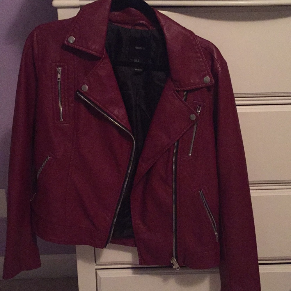 Maroon vest from Forever 21