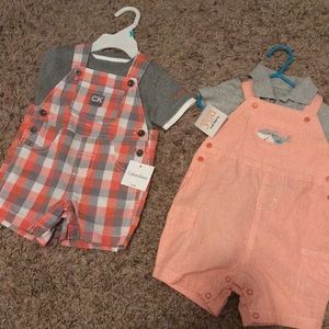 NWT 6-9 month bib sets!