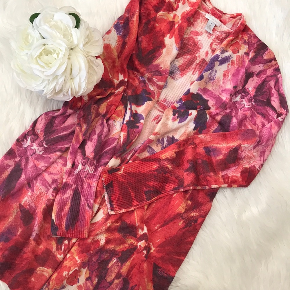 Chico’s floral sweater