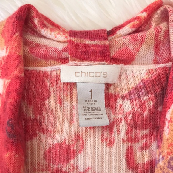 Chico’s floral sweater - Picture 2 of 7