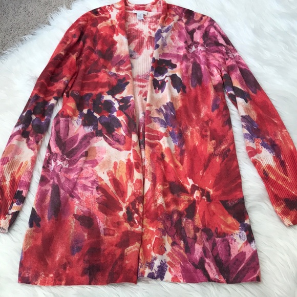 Chico’s floral sweater - Picture 4 of 7