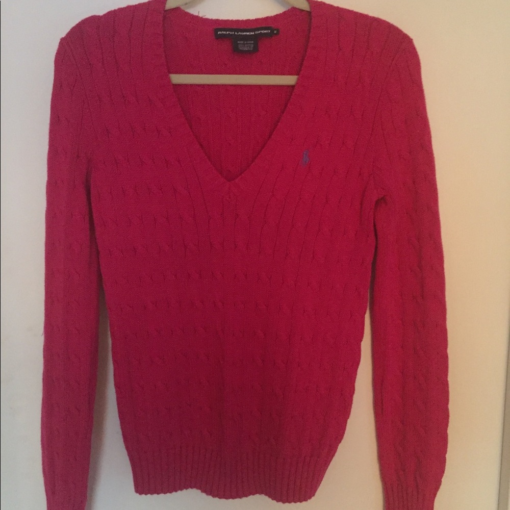 Ralph Lauren Sport V Neck Sweater