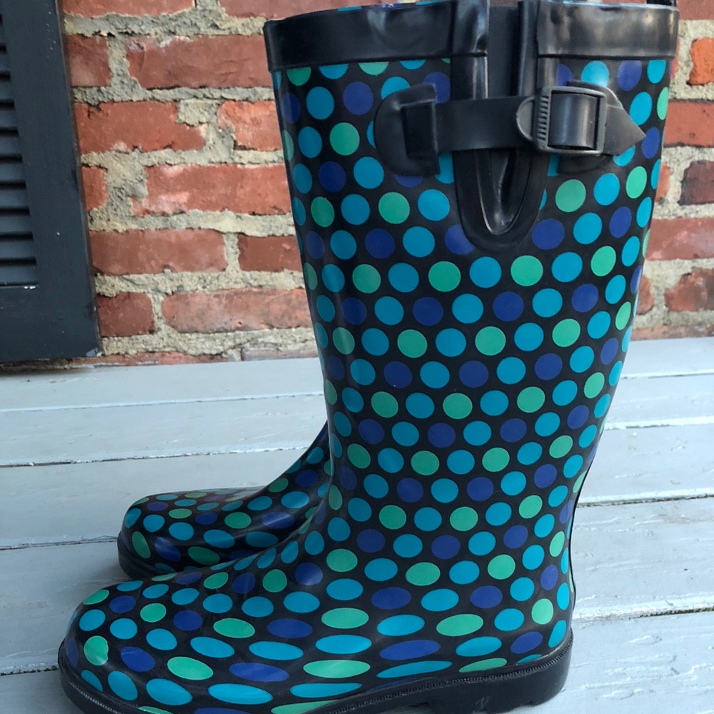 Polka dot Rain boots