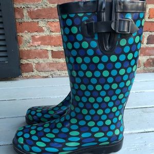 Polka dot Rain boots