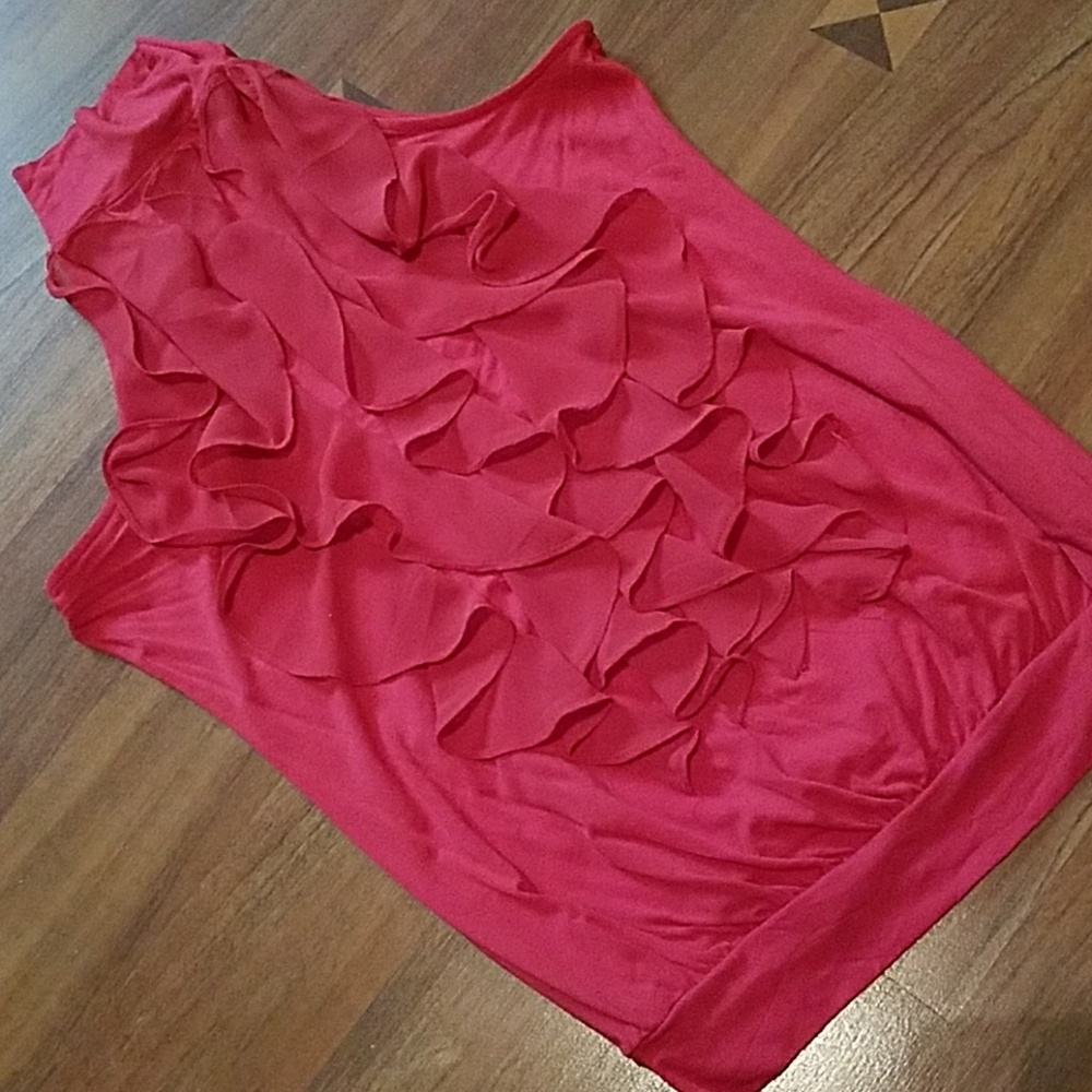 The Limited ruffled turtleneck top