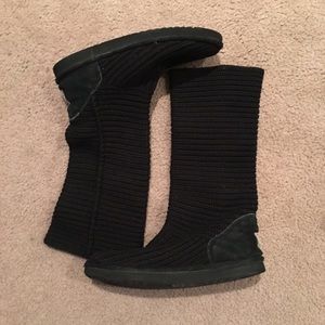 Ugg Crochet Tall Black