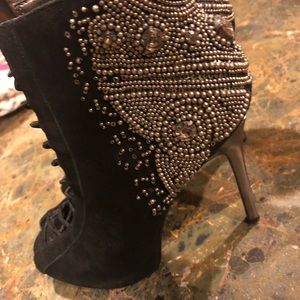 Sam Edelman booties Black crystal design